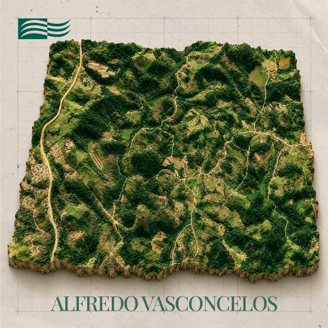 Vista aérea do Projeto Alfredo Vasconcelos
