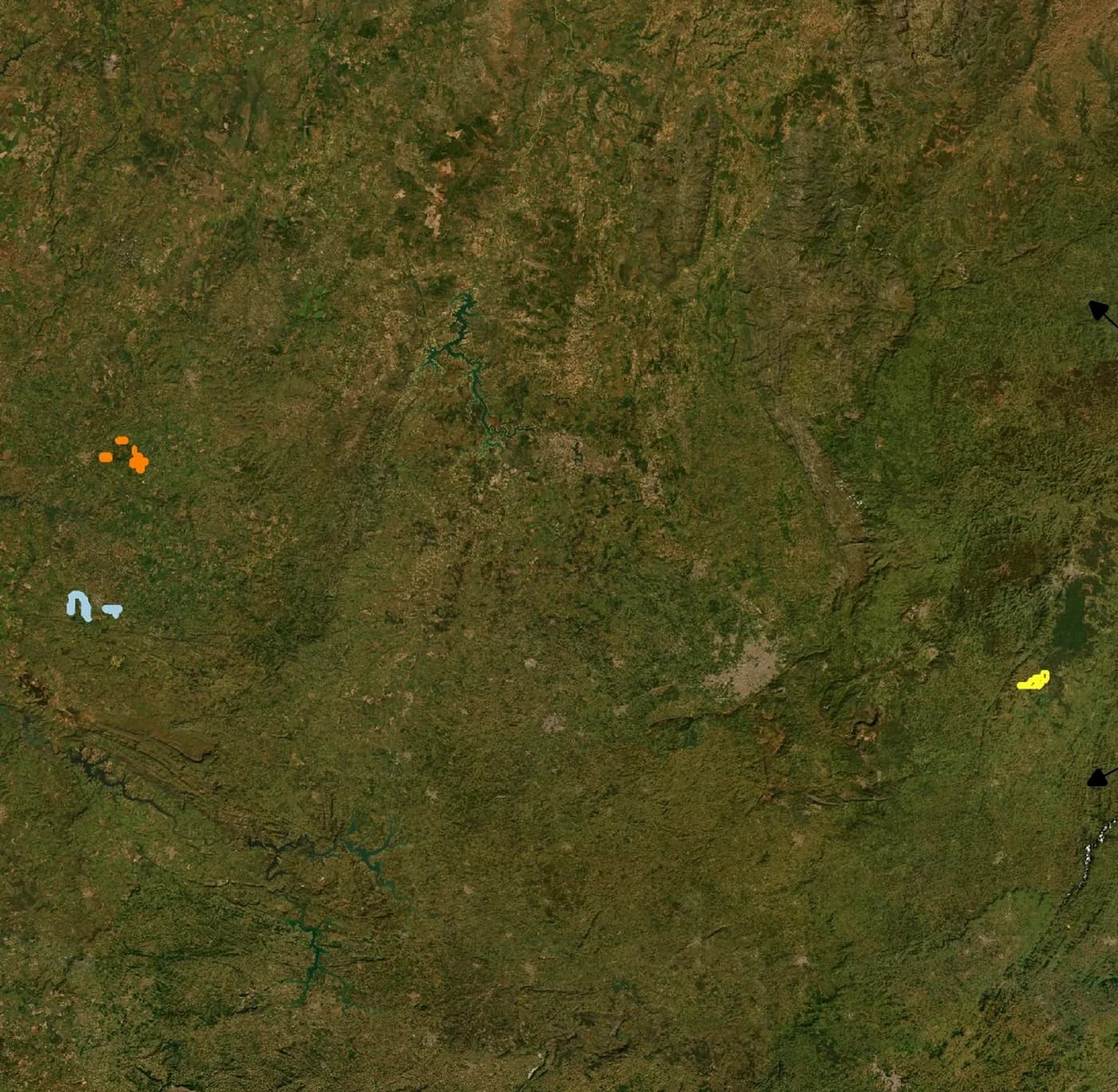 Capa do cluster Patrocínio, Araxá e Goiabal