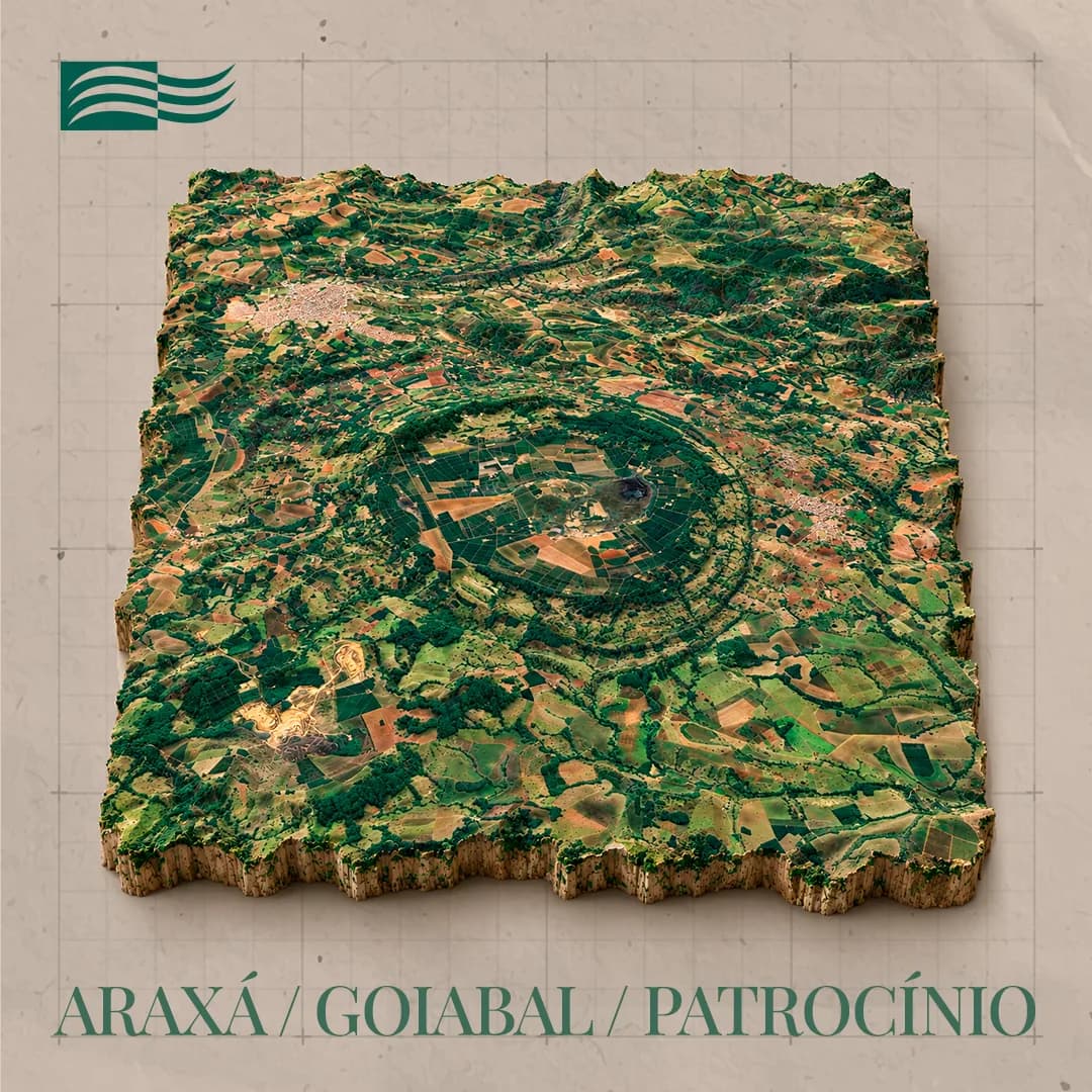 Vista aérea do Projeto Araxá/Goiabal/Patrocínio